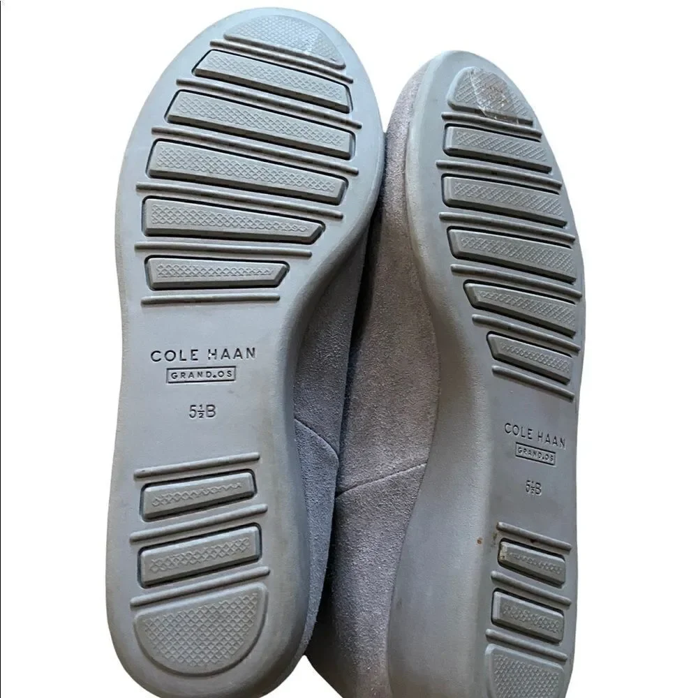 Cole Haan | Gray Callie Shearling Suede Side Zip Fur Waterproof Rain Boot | 5B